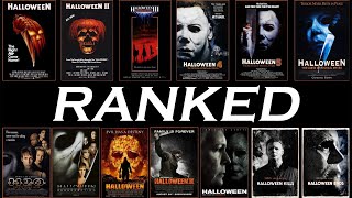 All Halloween Movies Ranked Including Halloween Ends [upl. by Atela722]