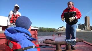 QC Tough Jobs Towboat Deckhand Morgan Ottier [upl. by Letsyrc]