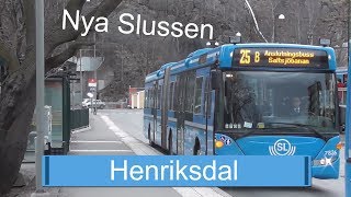 Nya Slussen  Saltsjöbanan i Henriksdal [upl. by Nylrak]