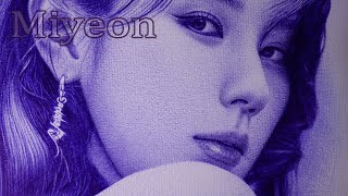 Ballpoint pen VS Canson paper  DP Art Drawing [upl. by Ahar]