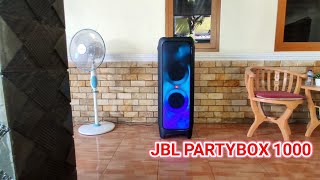 Beli Jbl Partybox 1000 tes dirumah [upl. by Gentry]