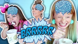 BRAIN FREEZE CHALLENGE  Family Fizz [upl. by Christos]