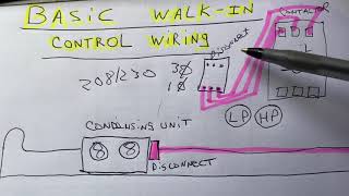 Basic walk in box control wiring [upl. by Alcock115]