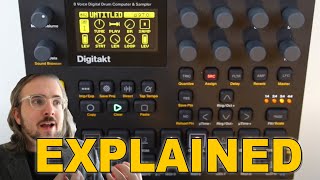 ELEKTRON DIGITAKT EXPLAINED  indepth walkthrough of all features [upl. by Ativak565]