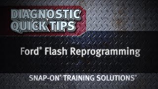 Diagnostic Quick Tips  Ford Flash Reprogramming [upl. by Lunetta]