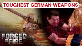 Top 7 VICIOUS German Weapons  Forged in Fire [upl. by Zoltai]