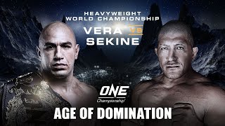 ONE Championship AGE OF DOMINATION  Event Replay [upl. by Nidla]