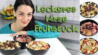 Süßes Hirse Frühstück  lecker einfach amp vegan  gesunde Ernährung  Schönmacher [upl. by Ahsitam]