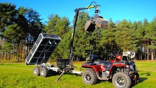 Vahva Jussi 320 Tipping box and bucket demo [upl. by Ativel14]