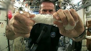 Wet Washcloth in Space  Outrageous Acts of Science [upl. by Lowenstein844]