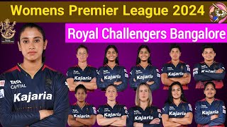 RCB Women Squad 2024  Team RCBW Players List for WPL 2024  Team RCB Women Squad 2024 [upl. by Delahk]