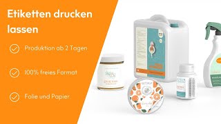 Etiketten drucken bei Labelprint24 [upl. by Llehcal364]