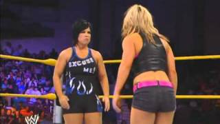 NXT  Kaitlyn vs Vickie Guerrero w Dolph Ziggler [upl. by Dlorah]