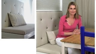 How to build an upholstered panel for a banquette [upl. by Ettegdirb]