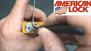 19 How to Open American Series 1205 wSpools amp Serrated Pins [upl. by Fleece]