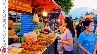 Amazing STREET FOOD Night Market in AYUTTHAYA  Travel to THAILAND 2023 [upl. by Busch515]