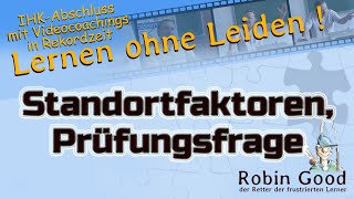 Standortfaktoren Prüfungsfrage [upl. by Kathye]