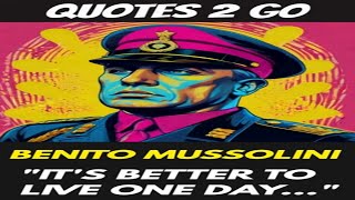 😀 BENITO MUSSOLINI LIFE QUOTES😄SHORTS MUSSOLINI MUSSOLINISPEECH [upl. by Annoved]