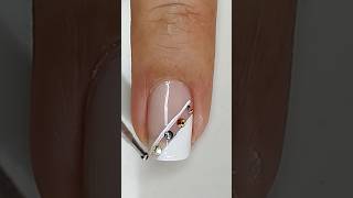 Easy amp Beauty ManicureUñas Cortas Elegantes y Bonitas manicure uñas 2024 nailart diseñosdeuñas [upl. by Beckman]