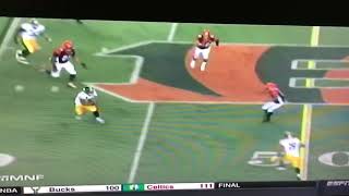 Vontaze Burfict gets knocked OUT by Ju Ju Smith Schuster [upl. by Eneirda466]