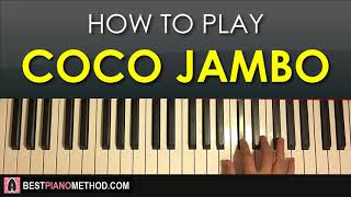 HOW TO PLAY  Mr President  Coco Jambo Piano Tutorial Lesson [upl. by Lanrev]