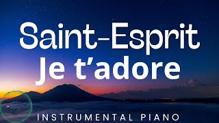 Saint Esprit je tadore Adoration au Piano [upl. by Notgnimer]