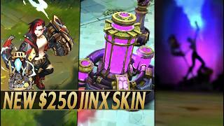 NEW ARAM MAP 250 JINX SKIN VI LEGENDARY AMBESSA MODEL  League of Legends [upl. by Hsinam599]