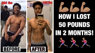 How I Lost 50 Pounds in 2 Months [upl. by Llemor]