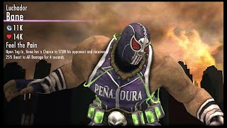 Bane Luchador Character  injustice Gods Among Us [upl. by Harmon918]