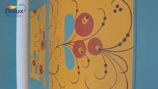 How To Paint A Wall Mural  DIY Wall Art Painting  Dulux [upl. by Lessur87]