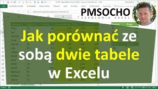 excel753  Jak porównać dwie tabele jak zestawić dwie tabele  Power Query [upl. by Ynoep]