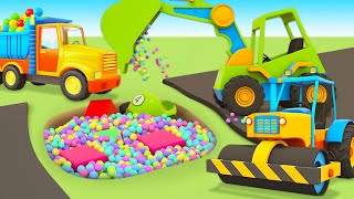 Car cartoons for kids amp Helper cars cartoon full episodes  Cars and trucks for kids [upl. by Natam]