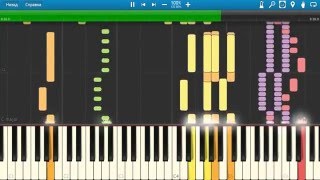 Hall amp Oates  Out of Touch  Synthesia piano tutorial [upl. by Oelc]