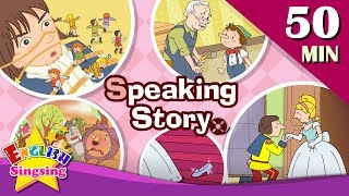 Speaking Story  50 minutes Kids cartoon Dialogues  Easy conversation  Learn English for Kids [upl. by Nivanod]