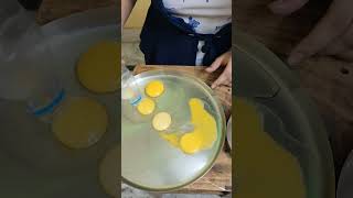 Pulling Egg Yolk From Bottle Hack  shorts [upl. by Launcelot]