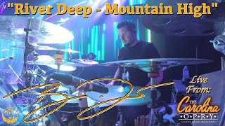 River Deep  Mountain High  Carolina Opry  Drum Cam TinaTurner CelineDion IkeTurner [upl. by Laynad753]