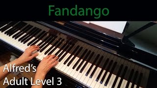 Fandango Intermediate Piano Solo Alfreds Adult Level 3 [upl. by Humfrid]