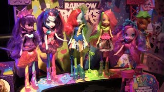 My Little Pony Equestria Girls 2 Rainbow Rocks toys revealed at Toy Fair 2014 from Hasbro [upl. by Courcy]