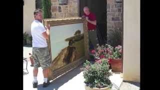 How To Hang A Large Painting  5 Great essential Tips [upl. by Inattirb]