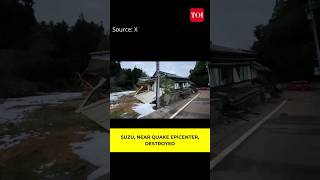 Japan earthquake Update Over 1000 houses destroyed in coastal city Suzu [upl. by Anawaj]