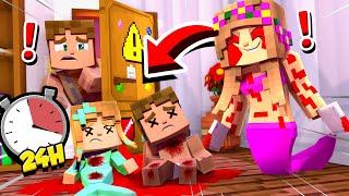 MARINA GARDE MES ENFANTS LA NUIT SUR MINECRAFT  😰 LA PIRE BABYSITTER MENACE MA FAMILLE DE MORT [upl. by Cud823]