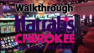 Harrahs Cherokee casino walkthrough [upl. by Milli634]