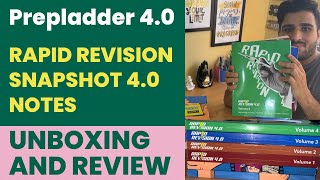 Prepladder  40 Rapid Revision  Snapshots Notes Unboxing  Prepladder review prepladder neetpg [upl. by Doss]