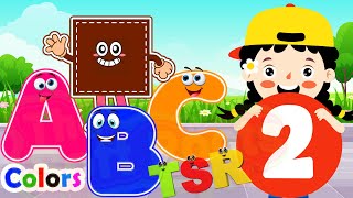 Learn ABC Phonics Shapes Numbers Colors  Preschool Learning Videos For 3 Year Olds  kidsvideos [upl. by Guido]