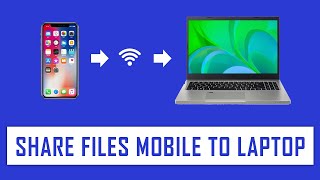 How to Share the Data from Android Mobile to Laptop  Nearby Share [upl. by Edrei]