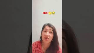 Tariff🫣😂 comedy funny viralshort trending [upl. by Nauqram366]