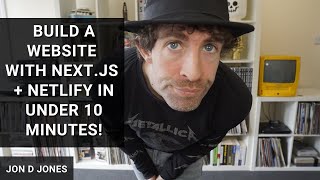 Build A Website With Nextjs  Netlify In Under 10 Minutes [upl. by Albright]