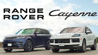 100k Daily Battle 2024 Porsche Cayenne vs 2024 Range Rover Sport [upl. by Zenobia]