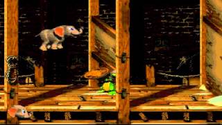 Playthrough Donkey Kong Country 3  Dixie Kongs Double Trouble  Parte 5 Elefante medroso HD [upl. by Shamrao331]