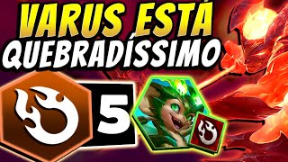 TFT  VARUS ESTÁ QUEBRADISSIMO NO NOVO PATCH [upl. by Assenad]